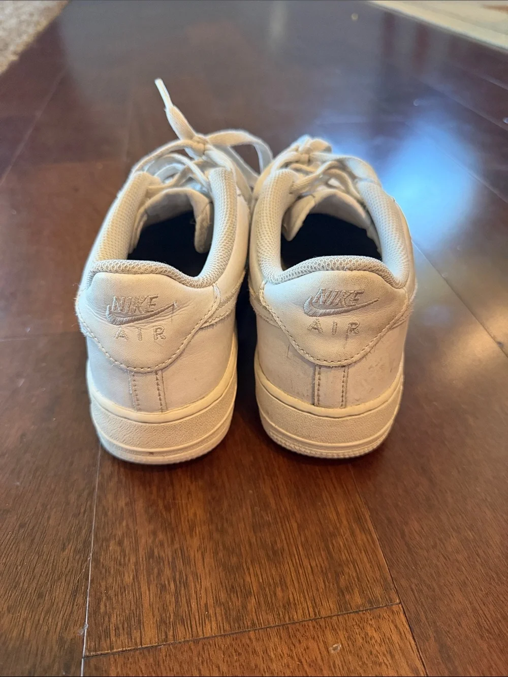 Nike Kids Cream/White Low-Top Sneakers